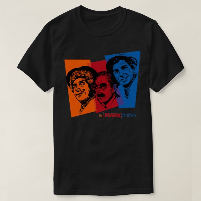 MGM Marx Brothers TriColor T-Shirt (Design vorne)