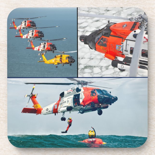 MH-60T JAYHAWK GETRÄNKEUNTERSETZER (Vorderseite)
