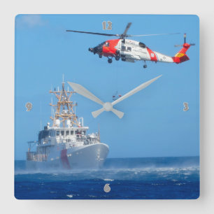 MH-60T JAYHAWK QUADRATISCHE WANDUHR