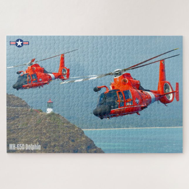 MH-65D-DOLPHIN (20 x 30 INCH) (Horizontal)