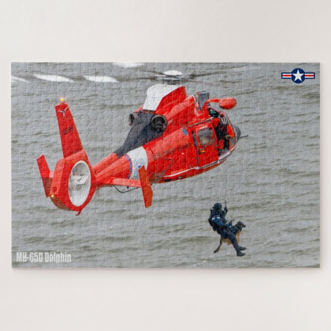 MH-65D-DOLPHIN (20 x 30 INCH) (Horizontal)