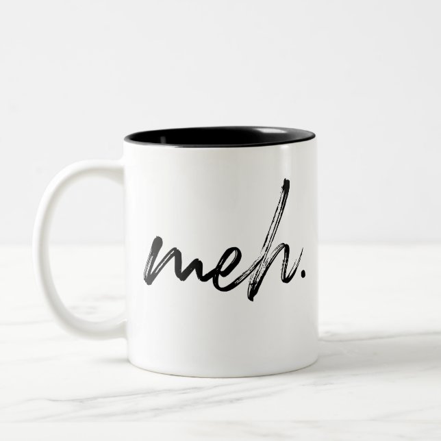 Mh. Zweifarbige Tasse (Links)