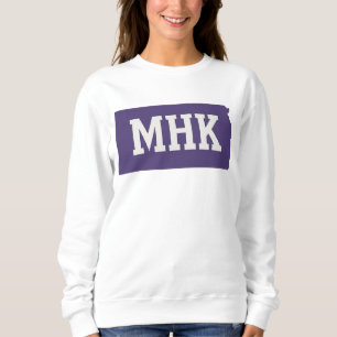 MHK Kansas Manhattan KS Staat Abkürzung Sweatshirt