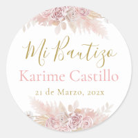 Mi Bautizo pink