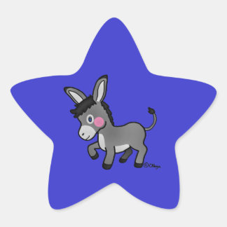 Mi burro Stern-Aufkleber