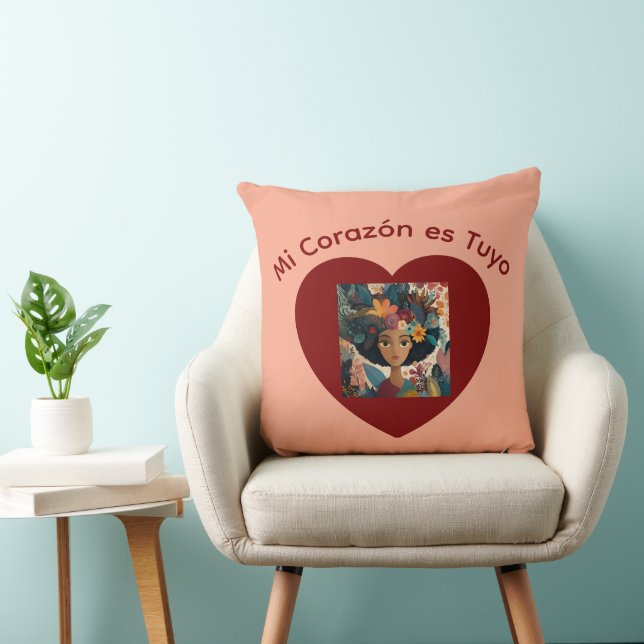Mi Corazón es Tuyo Cojín Kissen (Stuhl )