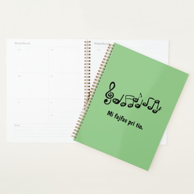 Mi fajfas pri tio. planer (Anzeige)