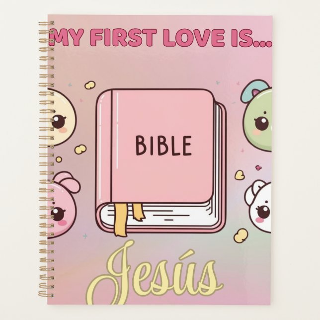 Mi first love is Jesús Agenda Planer (Vorderseite)