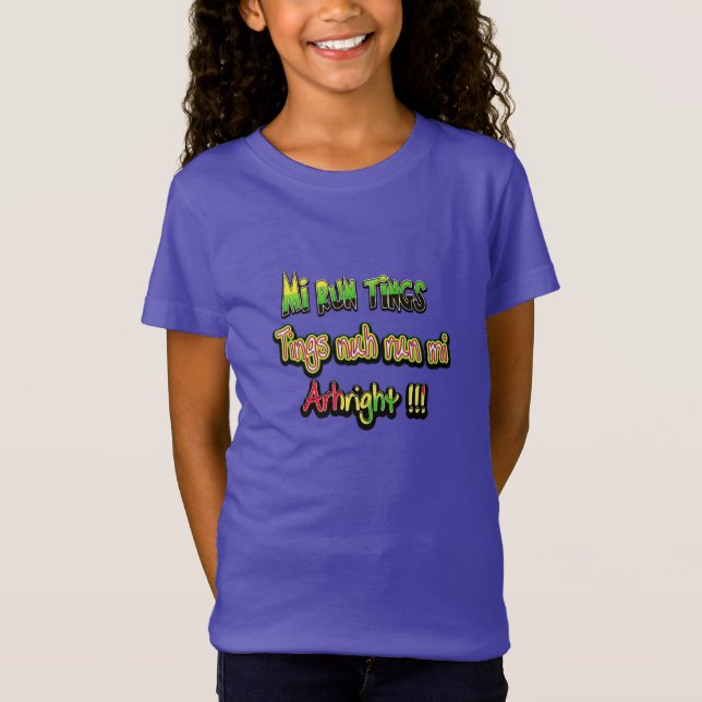MI-Lauf tönt, tönt nuh Lauf MI T-Shirt (Vorderseite)