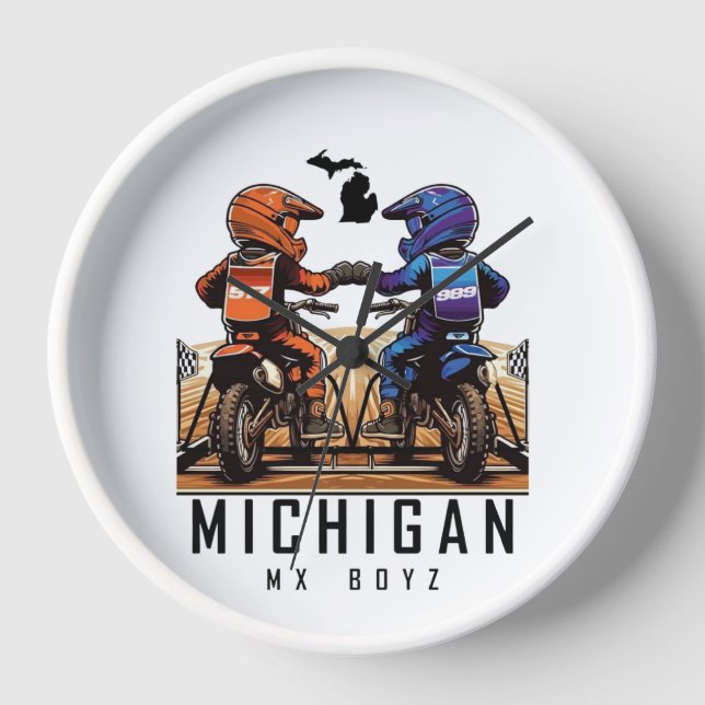 Mi Mx Boyz Wanduhr (Vorderseite)