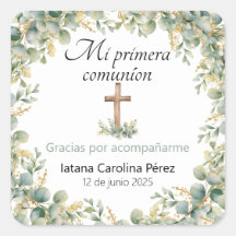 Mi Primera Comunion Stickers - Erste Kommune