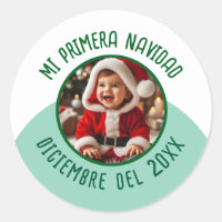 Mi Primera Navidad con Foto y Año