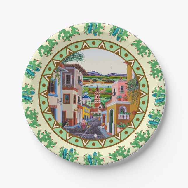 Mi Pueblo plate Pappteller (Vorderseite)