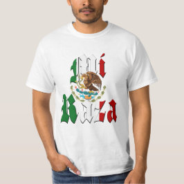 MI RAZA mexikanische Flagge T-Shirt
