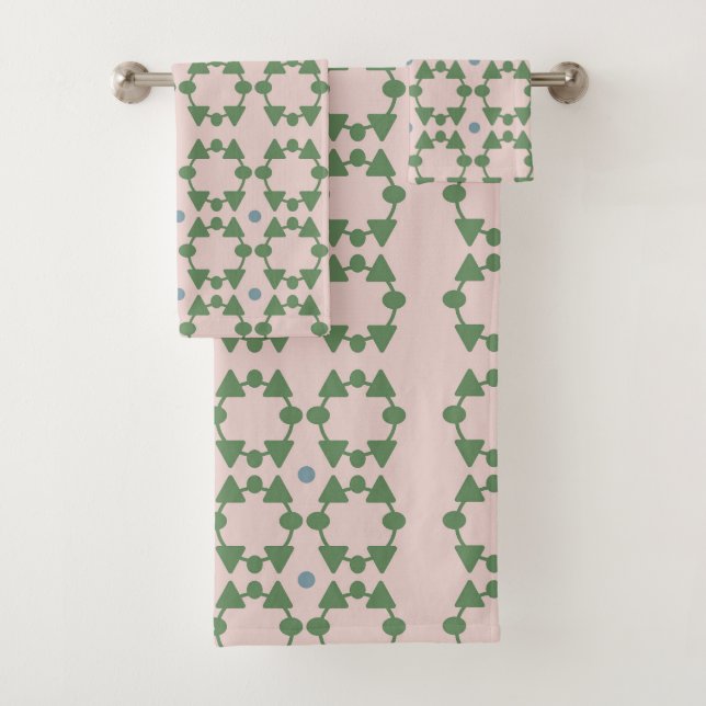 Mi-siècle Blush rose, Sage et Bleu (En situation)