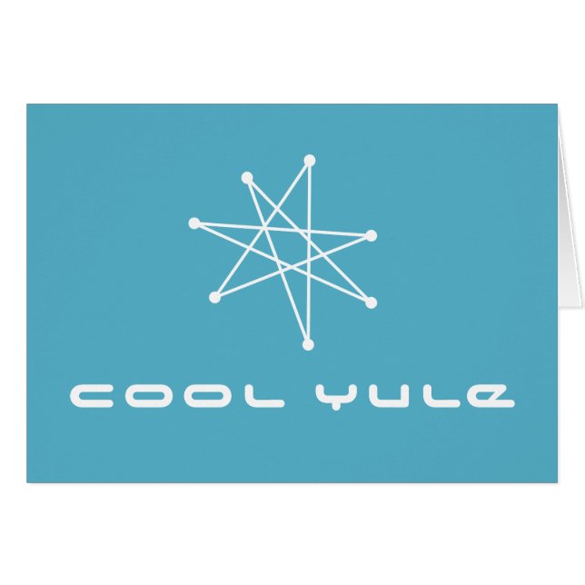 Mi-siècle moderne Noël atomique étoile de démarrag (Devant horizontal)