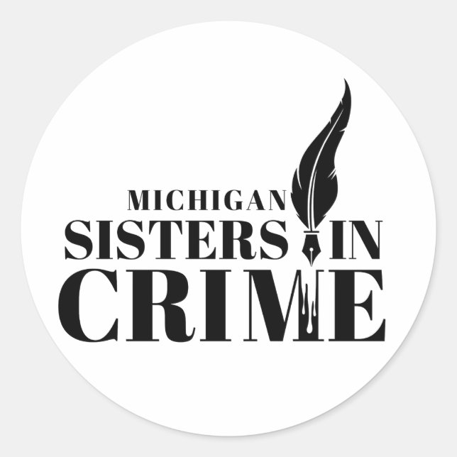 MI Sisters in Crime Aufkleber (Vorderseite)