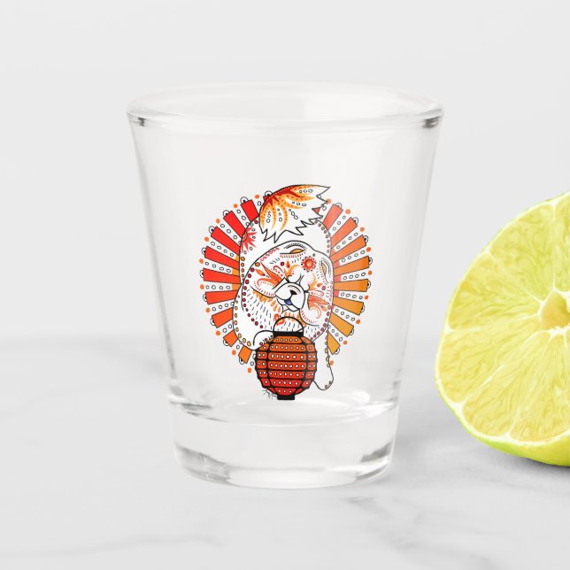 MI TANG Chow shot glass Schnapsglas (Vorderseite)