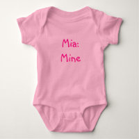 Mia Baby Name Bedeutung Bodysuit