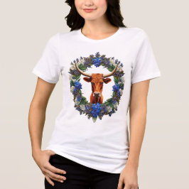Mia der einsame Ofen, umgeben von einem Kranz von  Tri-Blend Shirt