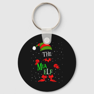 Mia Elf-Gruppen-Passform für die Familie Weihnacht Schlüsselanhänger