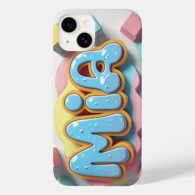 Mia geschrieben in Graffiti-Schriftart Case-Mate iPhone 14 Hülle (Rückseite)