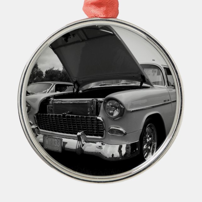 Mia II Silbernes Ornament (Vorne)