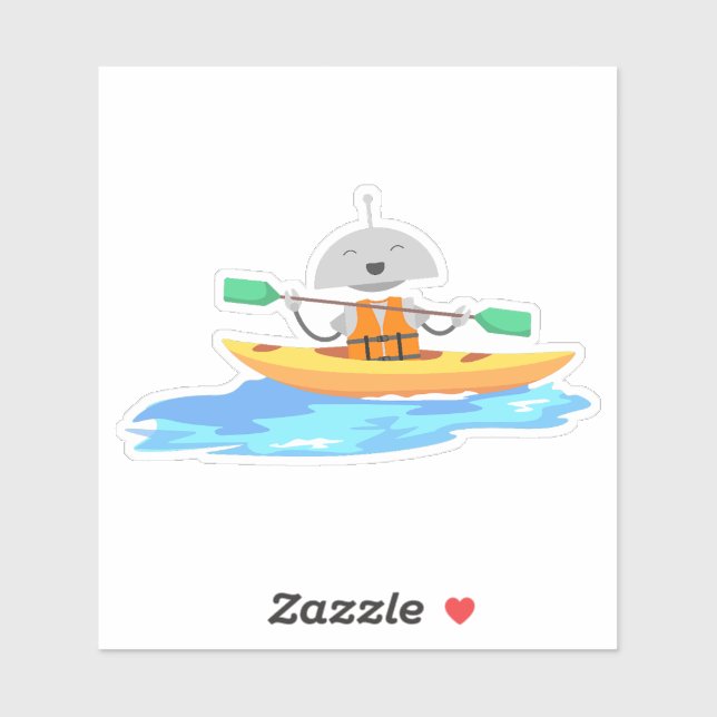 Mia Kayaking Aufkleber (Blatt)