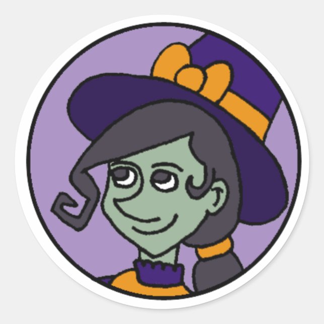 Mia Mini Circle Sticker (Vorderseite)