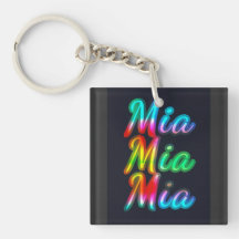 Mia Name ColorfulT-Shirt
