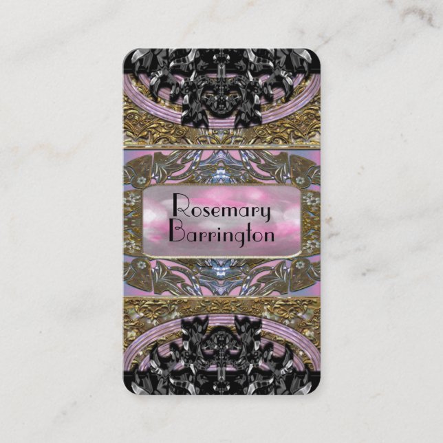 Mia Splashforze elegante Perle Visitenkarte (Vorderseite)