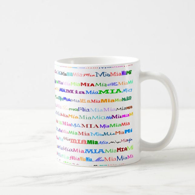 Mia Text Design II Tasse II (Rechts)