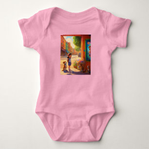 Mia & The Muralists - Pixar Inspiriert Art T-Shirt Baby Strampler