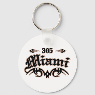 Miami 305 schlüsselanhänger