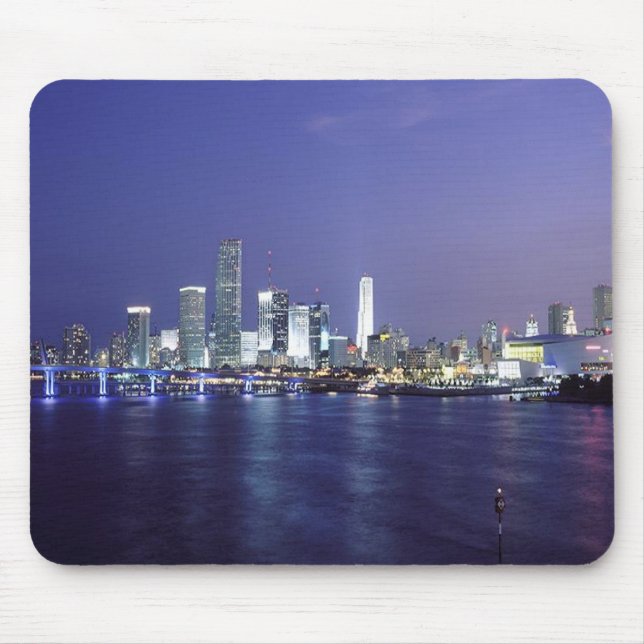 Miami an der Dämmerung Mousepad (Vorne)