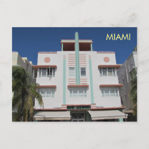 Miami Art Deco Postcard 7 Postkarte