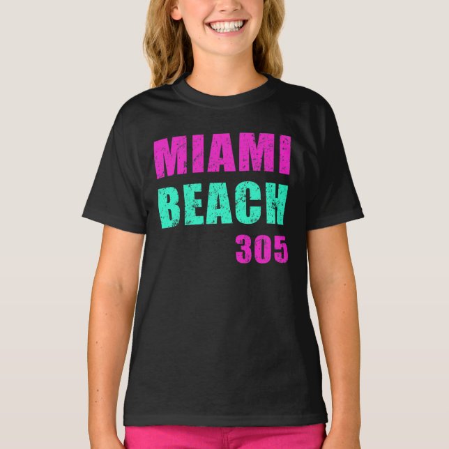 Miami Beach 305 T-Shirt (Vorderseite)