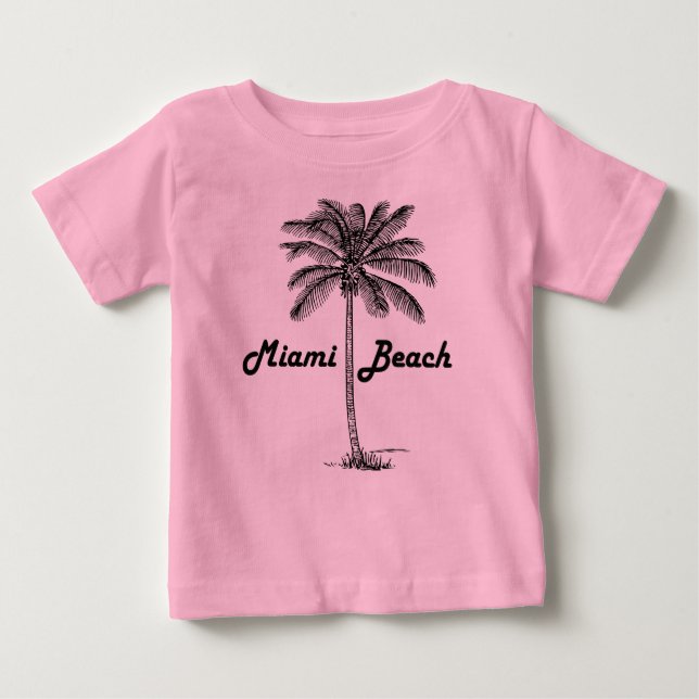 Miami Beach Baby T-shirt (Vorderseite)