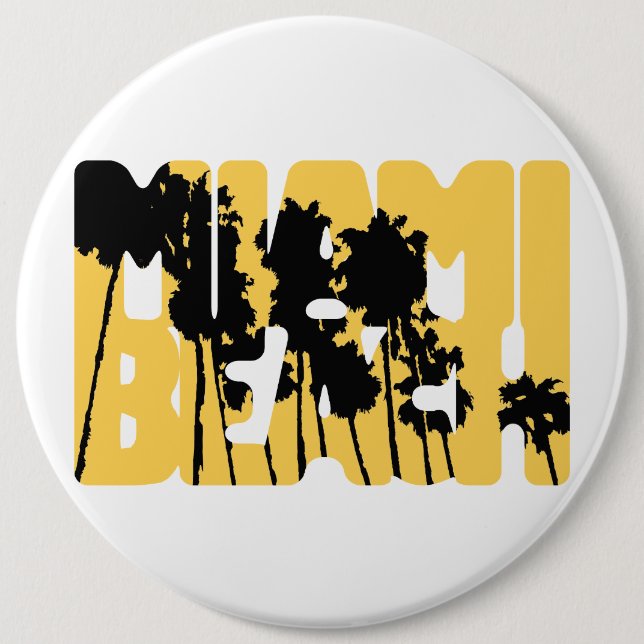 Miami Beach-Button Button (Vorderseite)