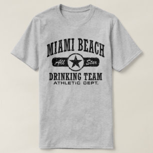 Miami Beach Drink Team T-Shirt