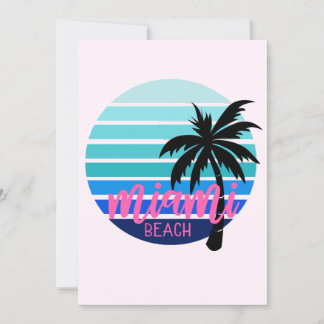 Miami Beach Einladung