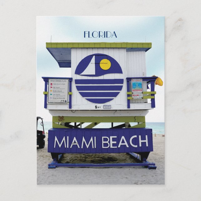 Miami Beach Florida #02 Postkarte (Vorderseite)