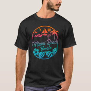 Miami Beach Florida 2022 Reisegruppen Familie G T-Shirt