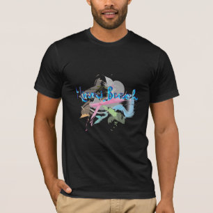 Miami Beach Florida Abstrakt Cool Black T-Shirt