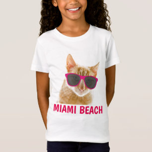 MIAMI BEACH Florida Cat T - Shirt