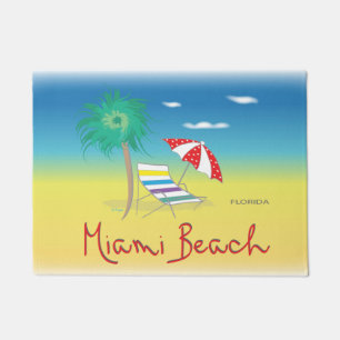 Miami Beach, Florida, Cool Fußmatte