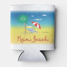 Miami Beach, Florida Cooler Spaß Dosenkühler