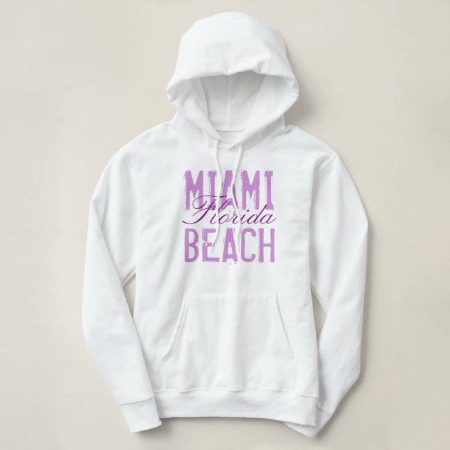 Miami Beach Florida Hoodie (Design vorne)