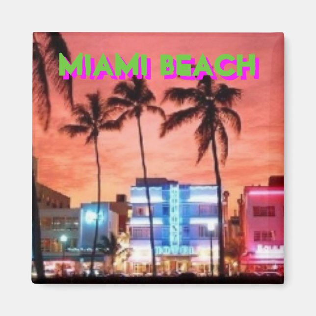 Miami Beach, Florida Magnet (Vorne)