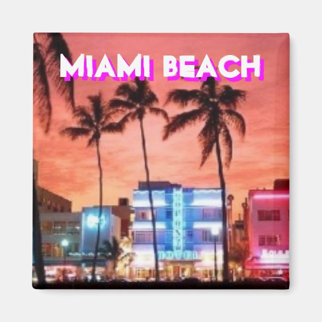 Miami Beach, Florida Magnet (Vorne)
